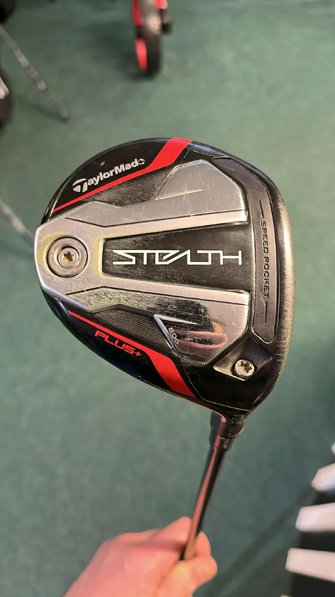 Taylormade Stealth Plus+ 3 wood Hzardus Stiff €125 - Image 1