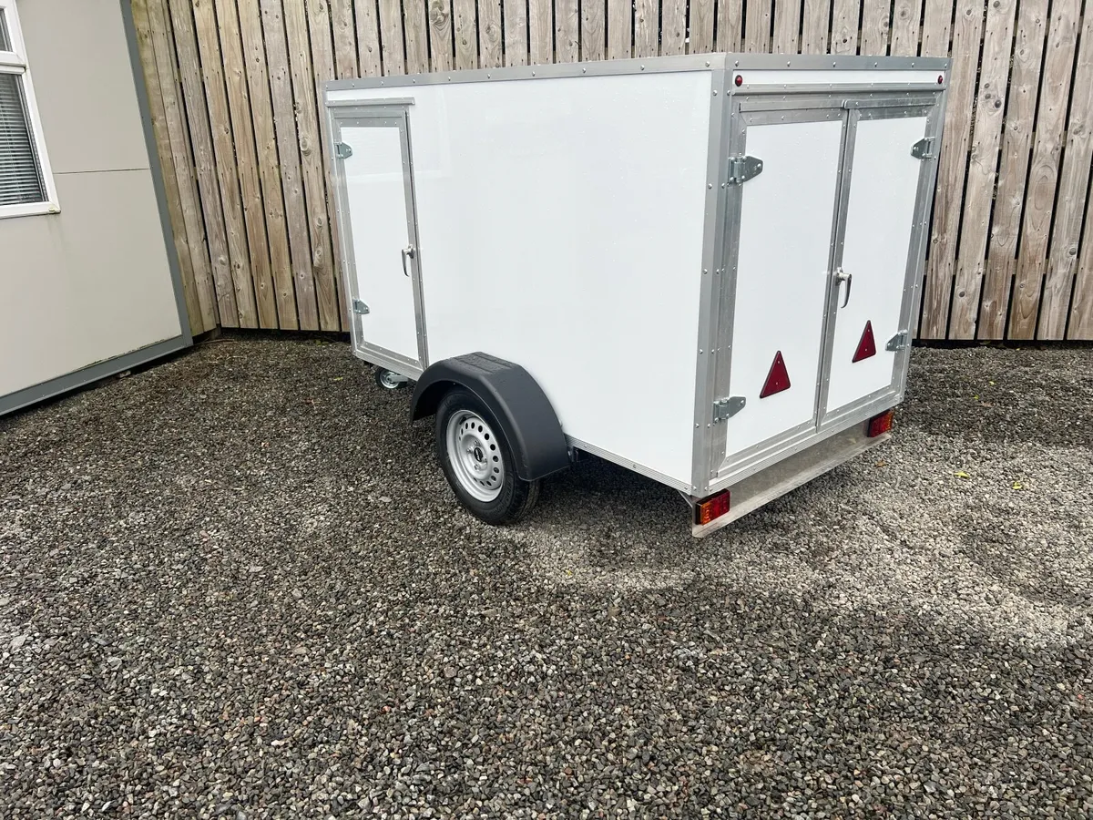 New 7ft x 4 x 4 Box Trailer, Tow a Van , Camping - Image 1