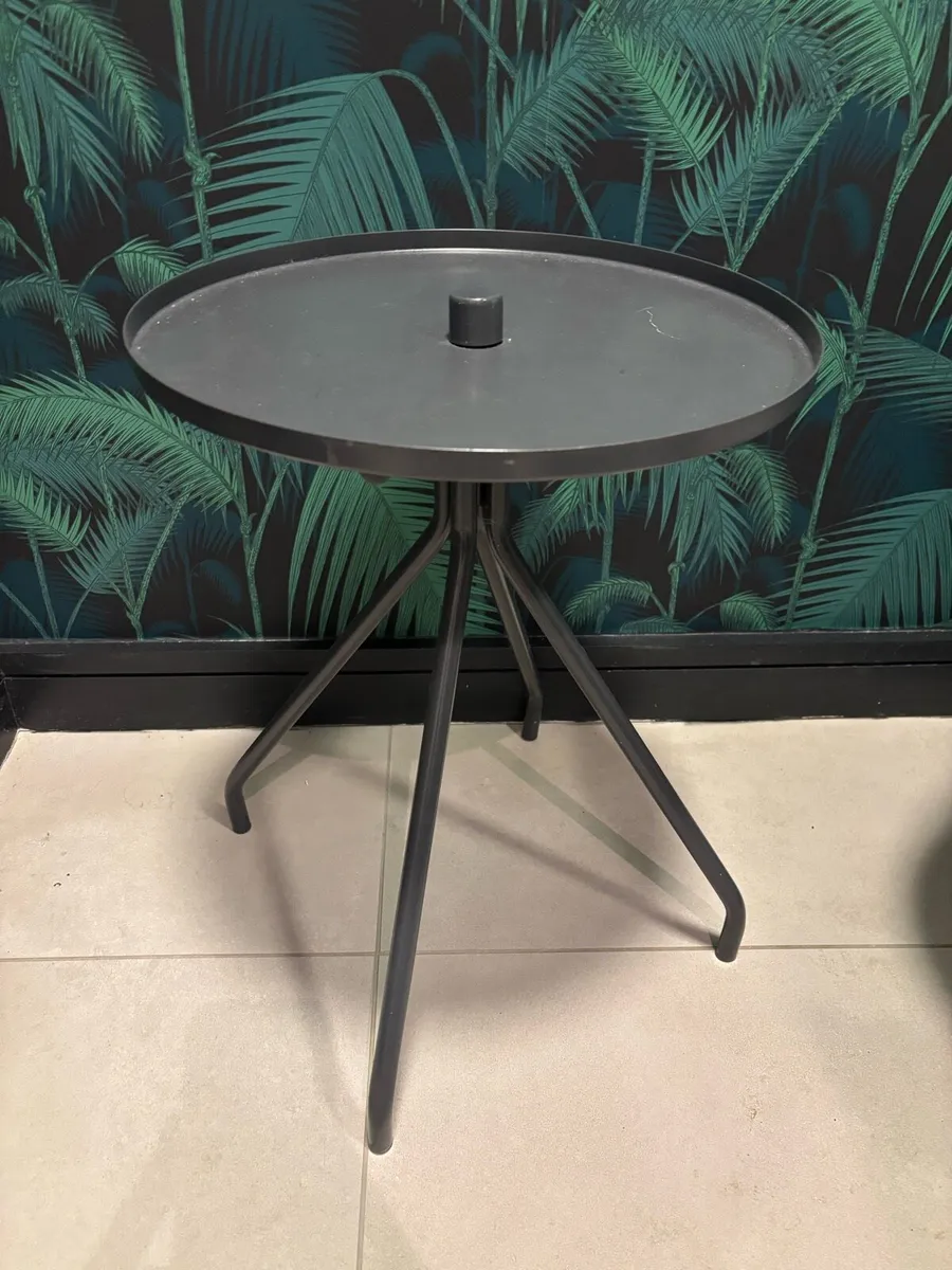 Grey side table x2 - Image 2