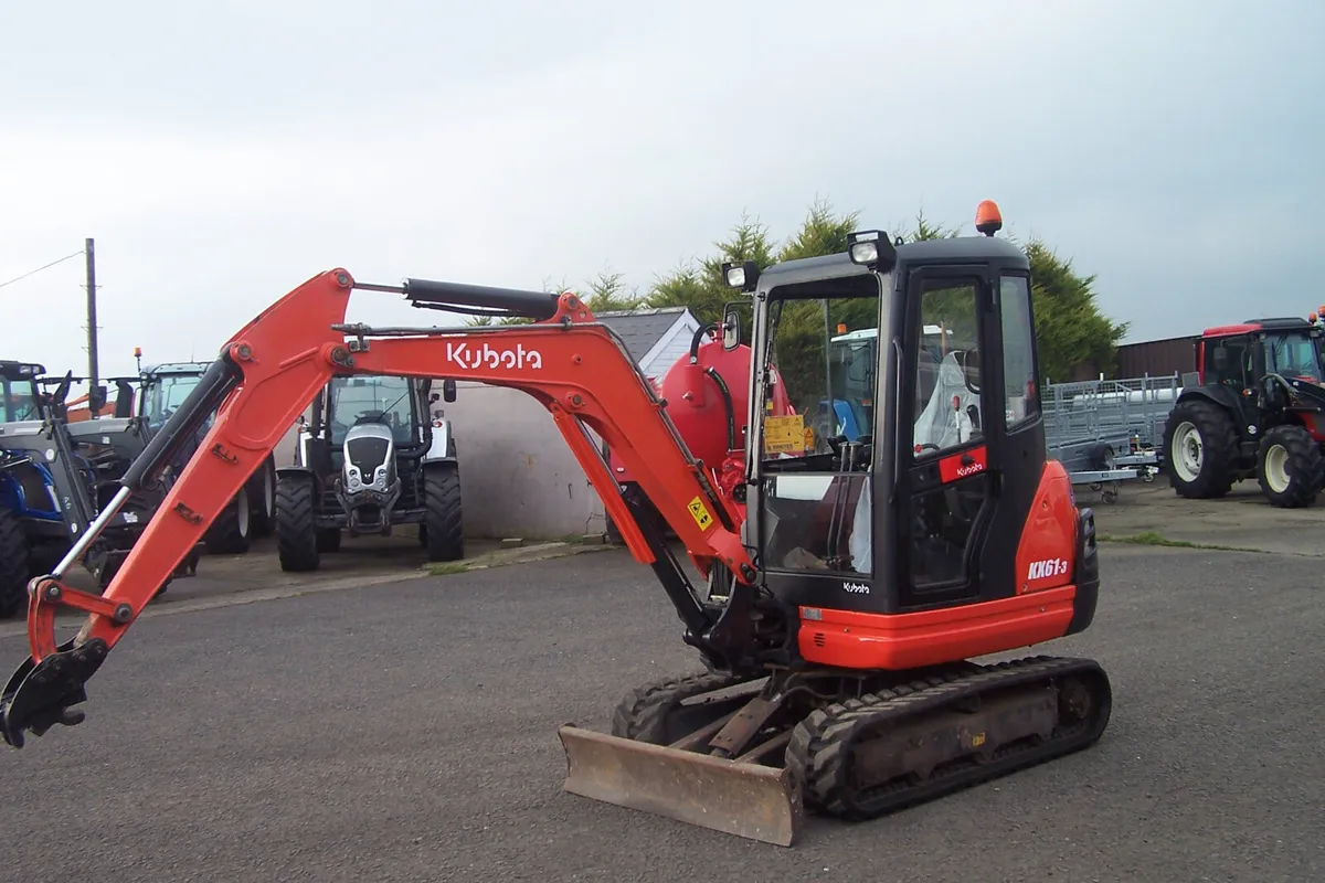 2015 Kubota KX61-3 Digger - Image 2