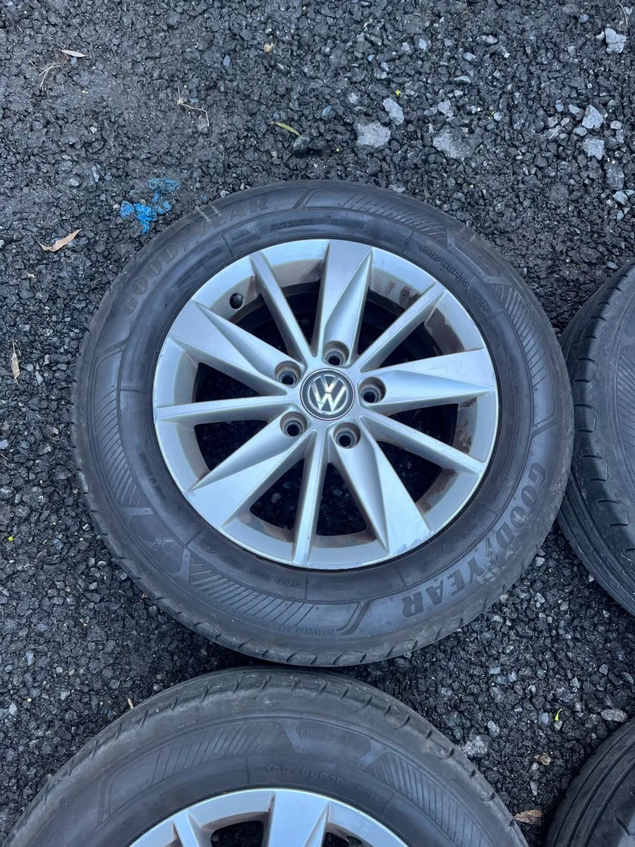 15’ Genuine VW GOLF CADDY 5x112 alloy wheels - Image 2