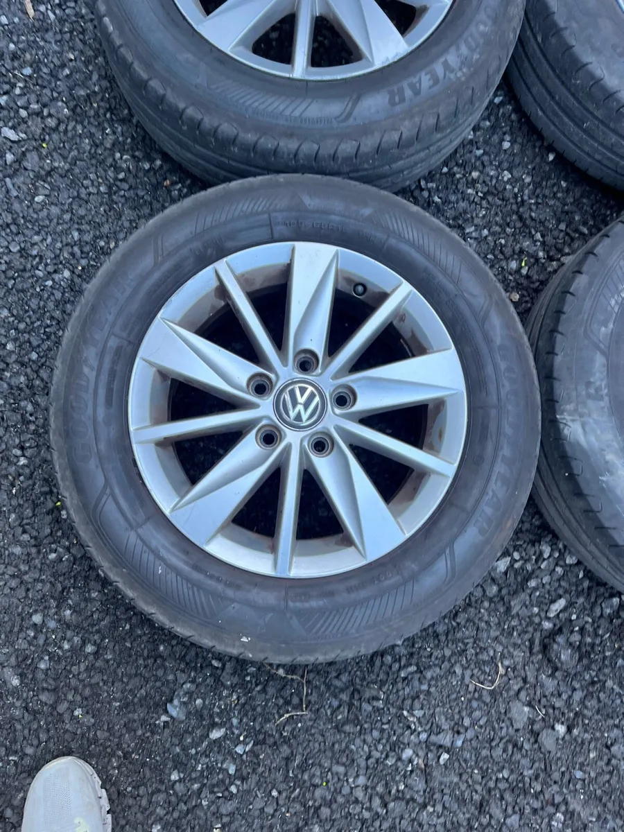 15’ Genuine VW GOLF CADDY 5x112 alloy wheels - Image 3