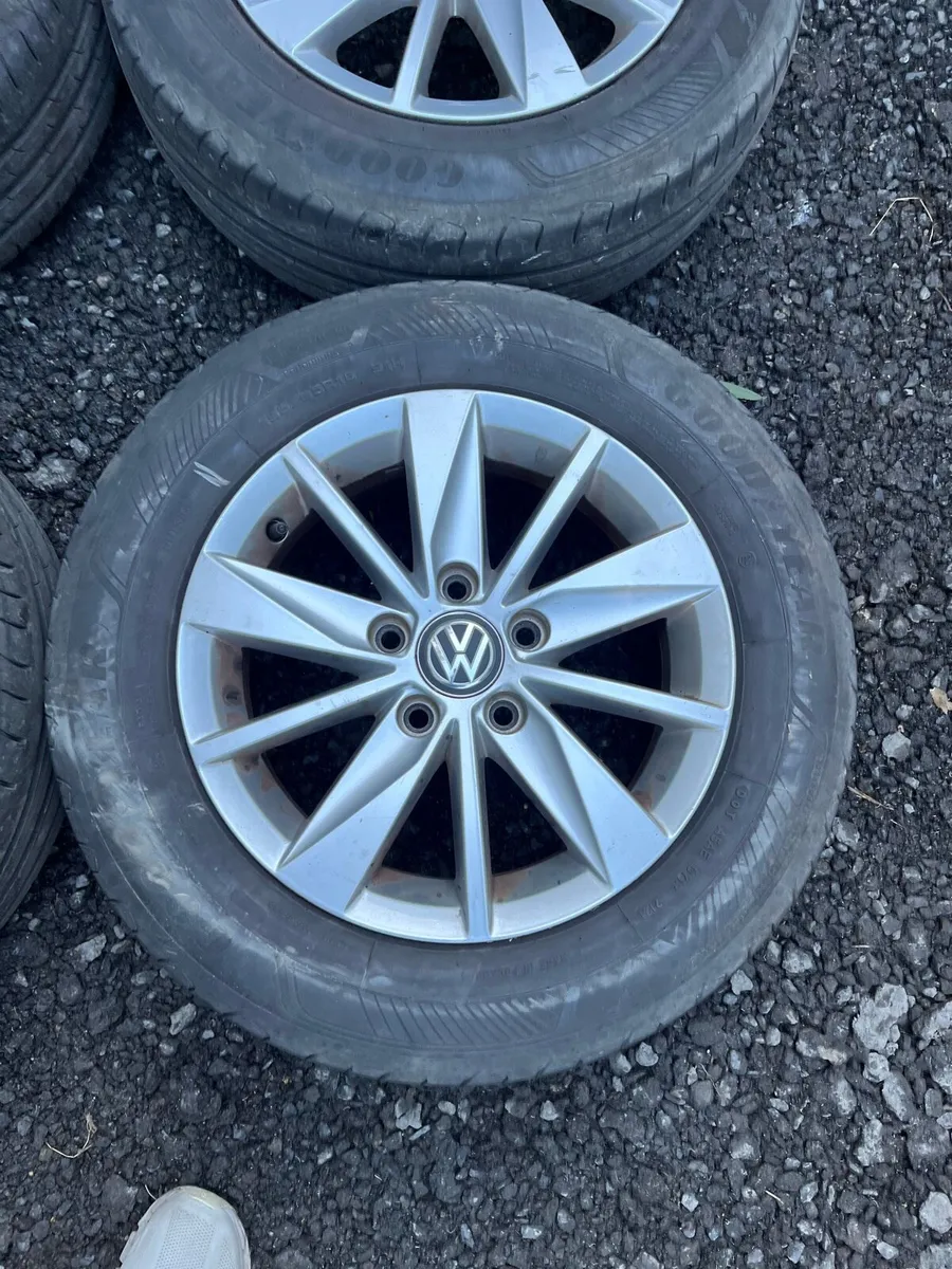15’ Genuine VW GOLF CADDY 5x112 alloy wheels - Image 4
