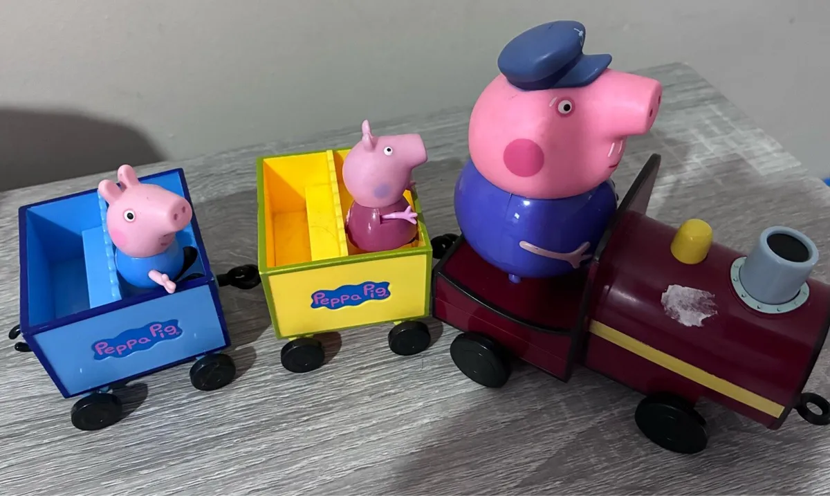 Peppa pig grandpa train