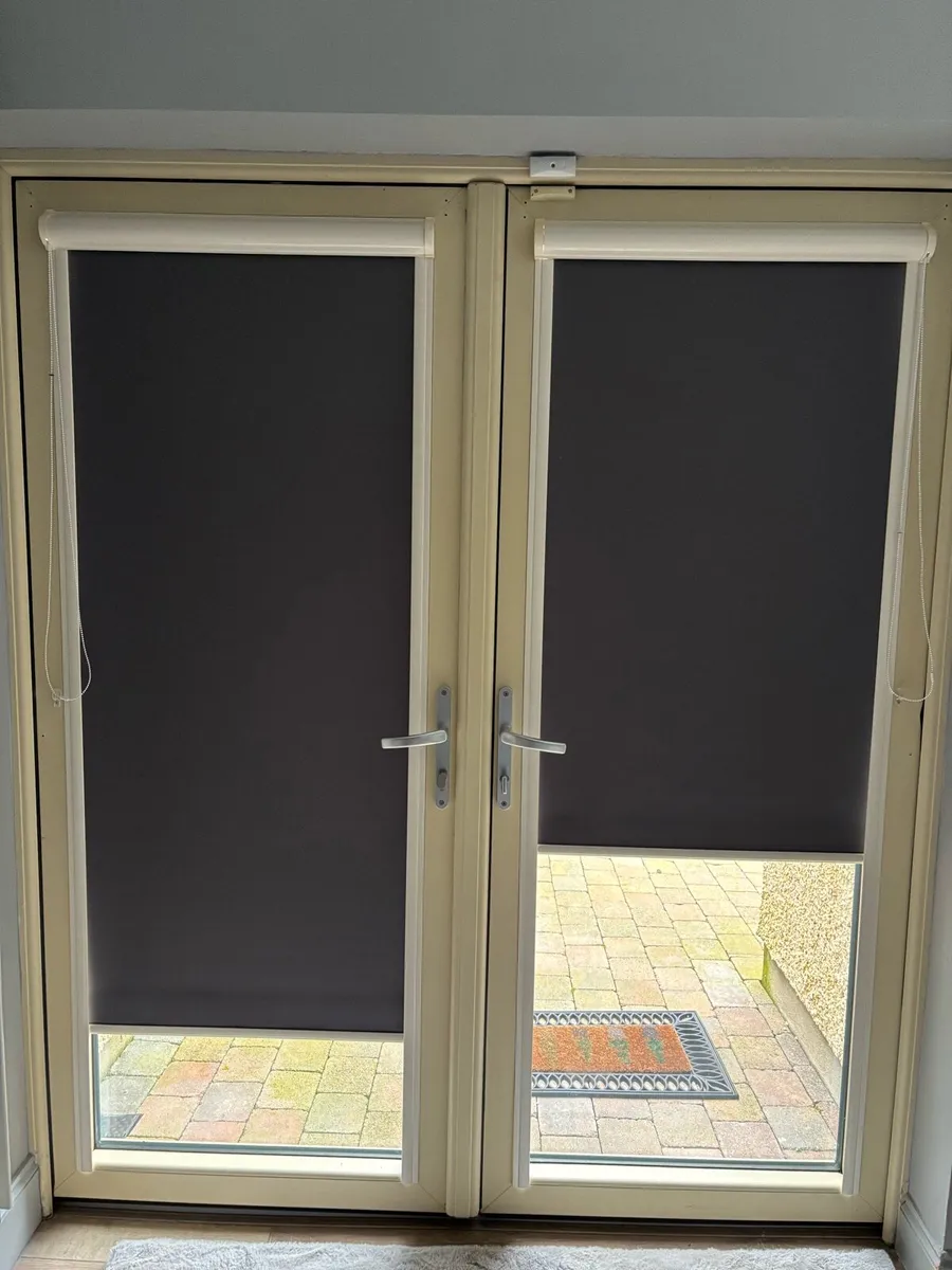 Grey Black out roller blinds - Image 1