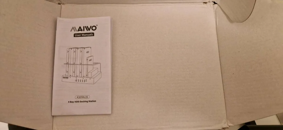 Maiwo 4 Bay Hard Drive Enclosure Sata to USB 3.0 - Image 3