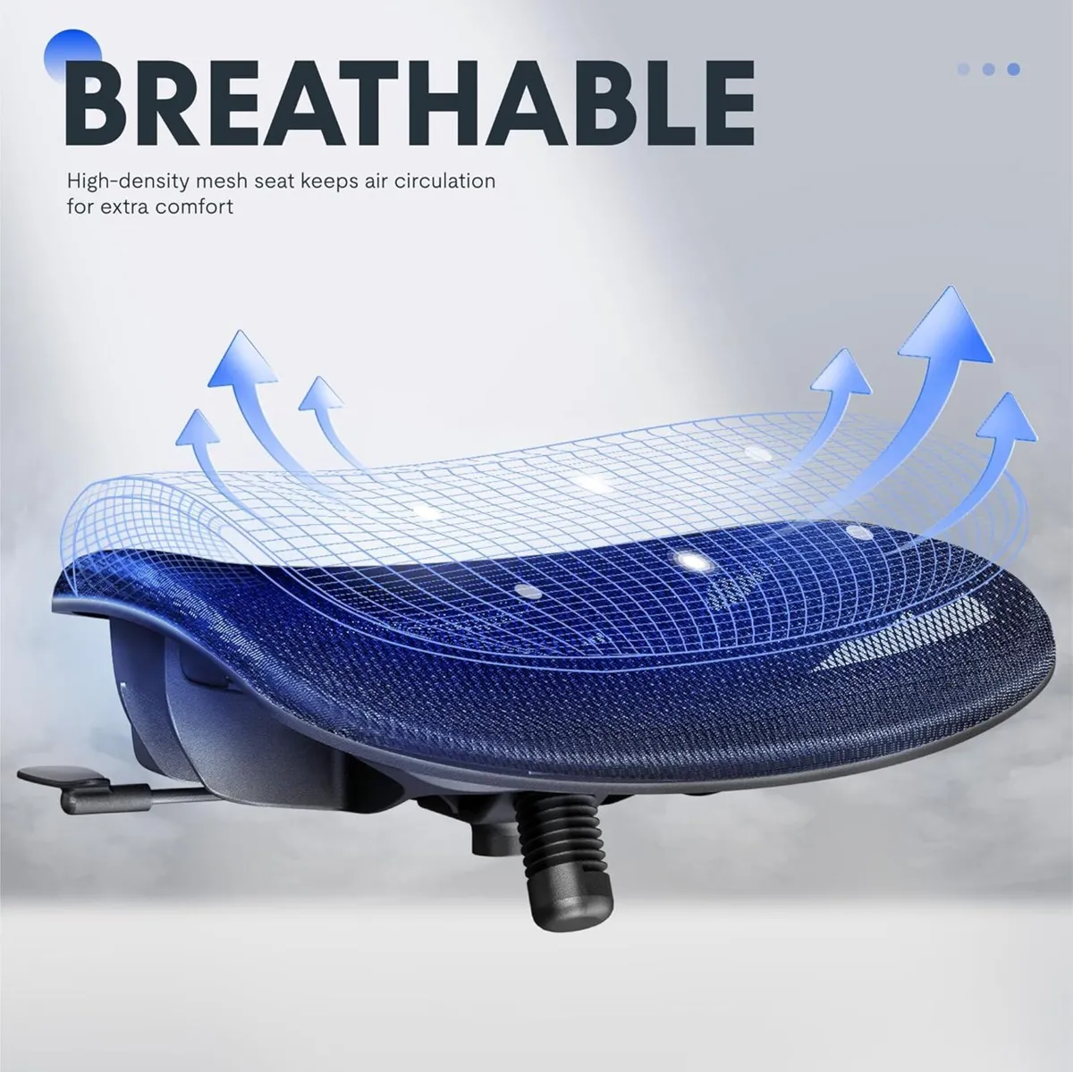 Ergonomic Mesh Office Chair with Coat Hanger - - Image 4