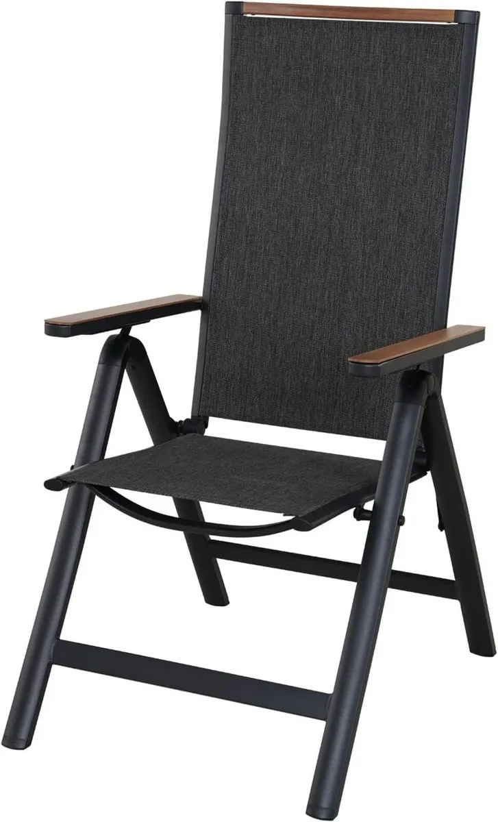 folding chair Aluminium garden chairs with - Image 1