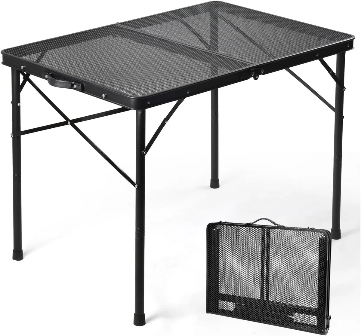 3ft Portable Camping Table 2 Adjustable Heights - Image 1