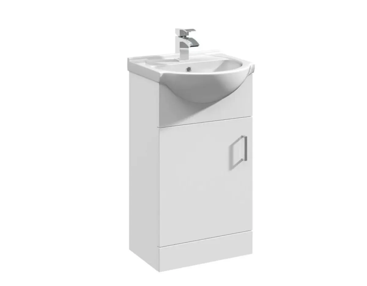 Bathshack Cloakroom WC Toilet & Vanity Bundle - Image 2