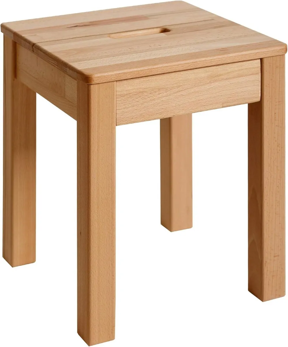 Tomas Solid Wood Stool - Durable and Sturdy - Image 1