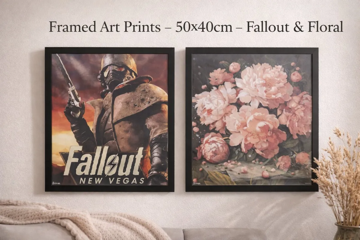 Original Hand-Painted Artwork – 50x40cm – Framed –