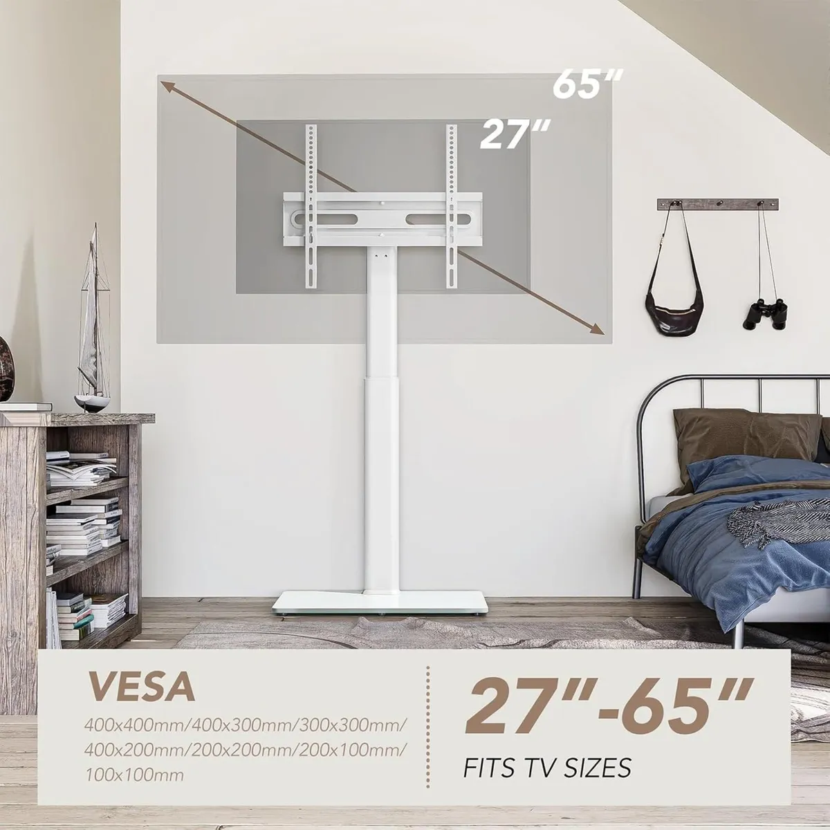 Universal Floor TV Stand with Mount 70 Degree - Image 4
