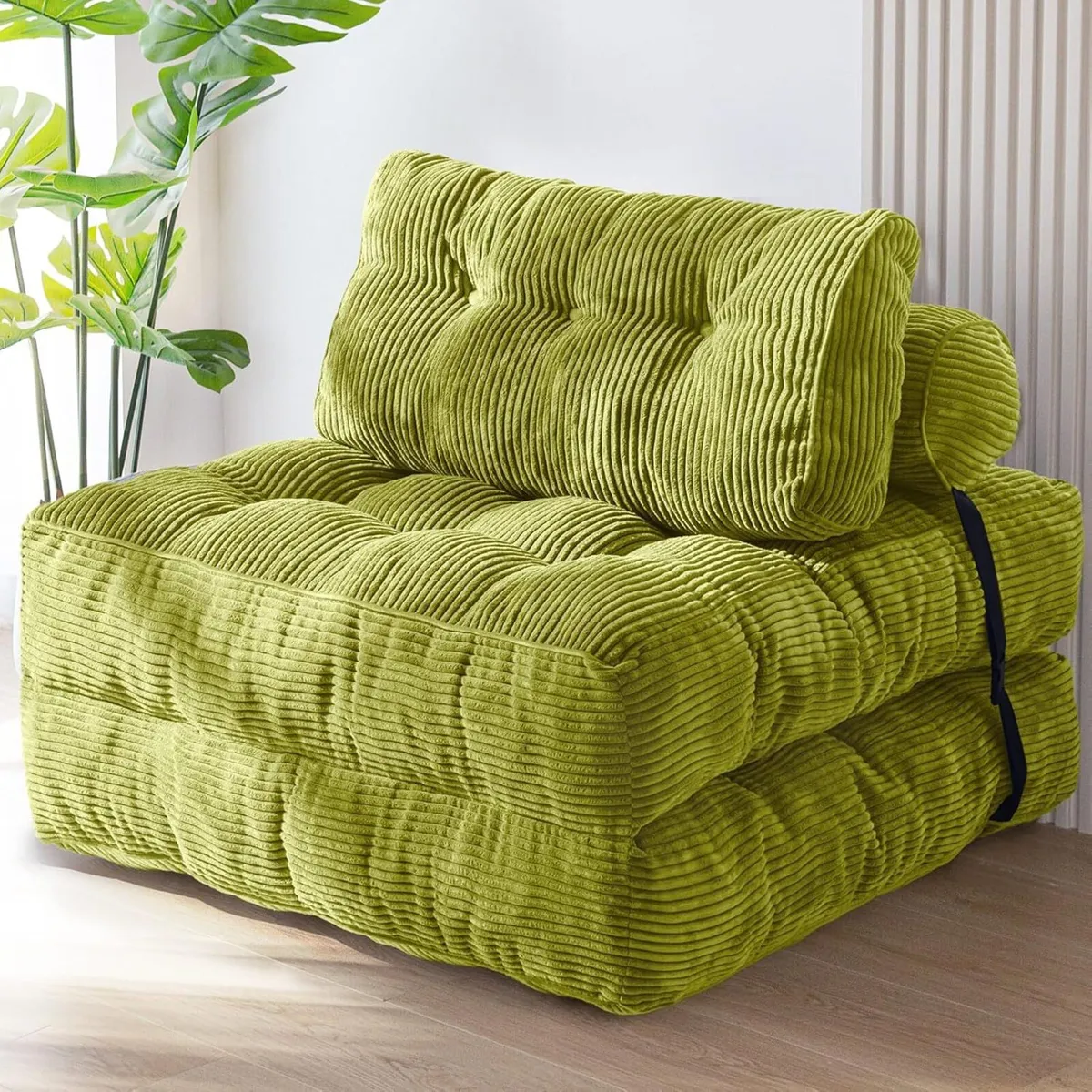 Folding Sofa Bed Convertible Sleeper Chair with - Image 1
