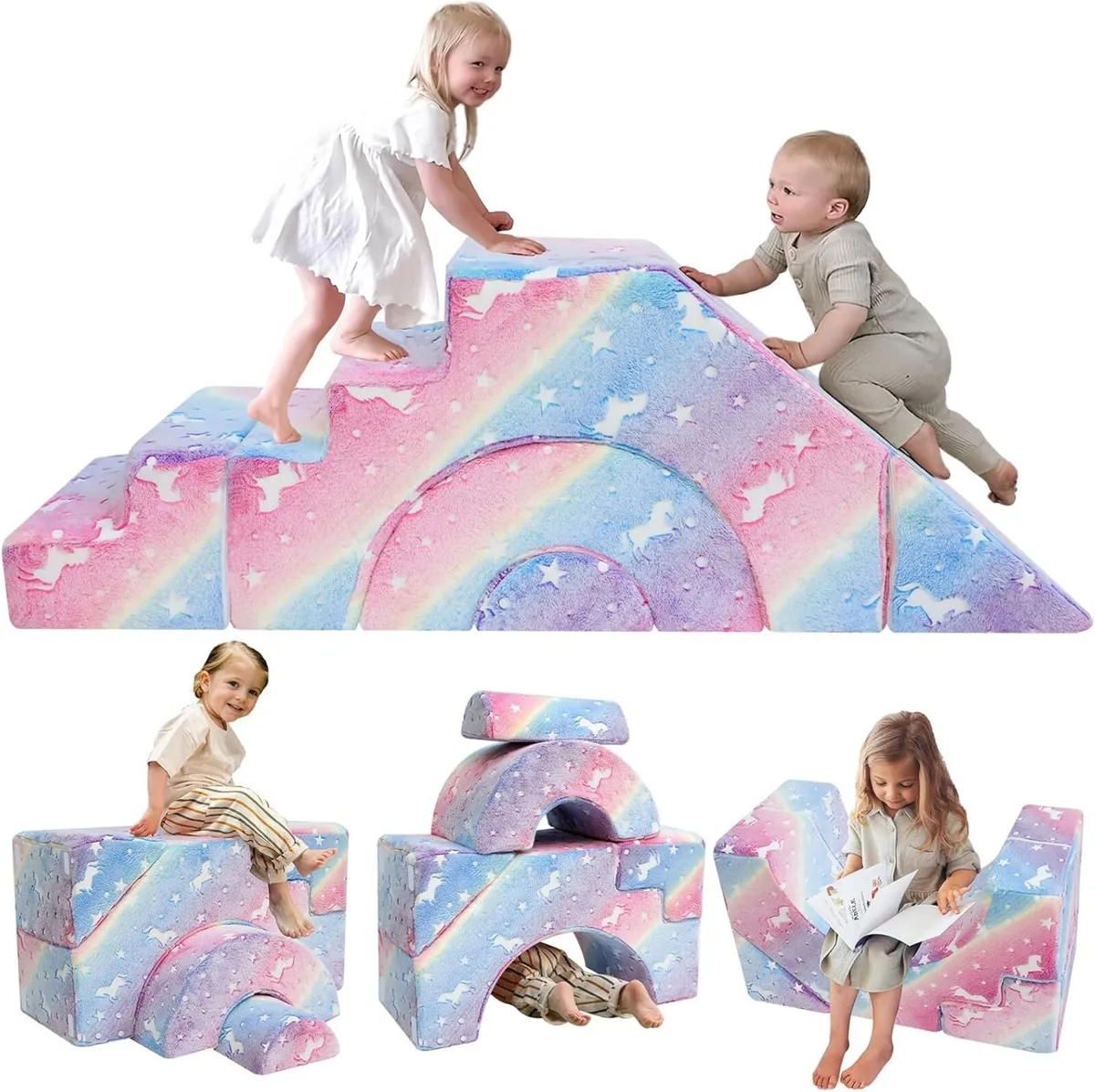 Kids Play Sofa Foam Climbing Modular Toddler - Image 1
