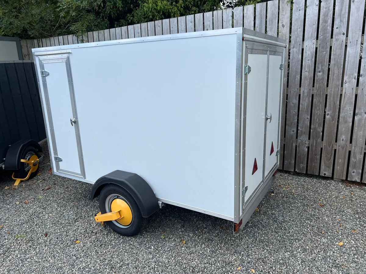New 8ft x 5ft x 5ft Box Trailer, Tow a Van . - Image 1