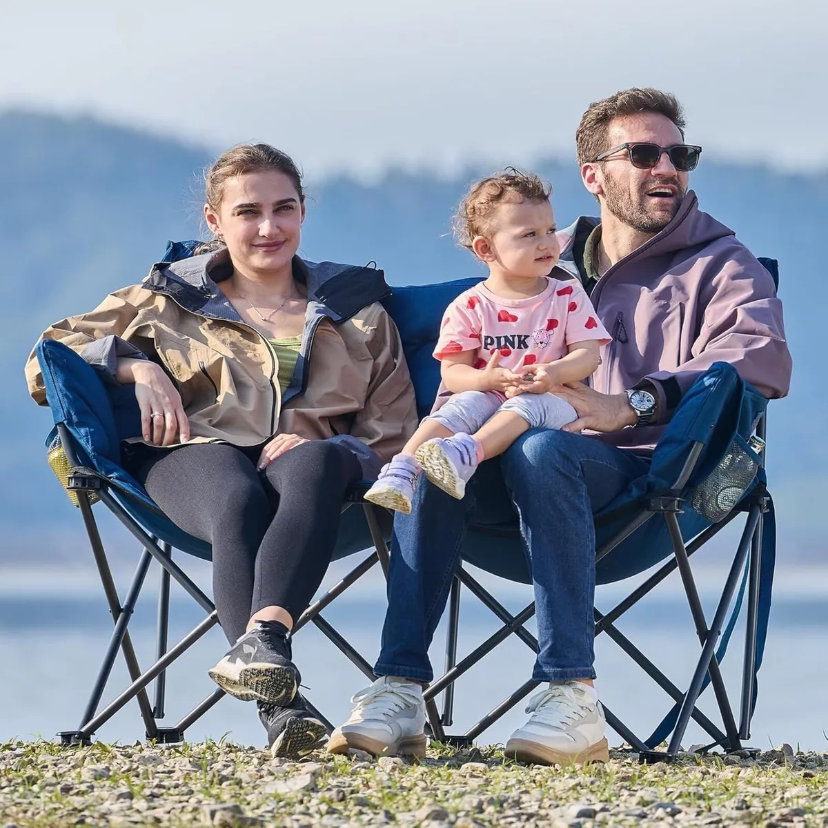 Camping Chair Double for Adults 6cm Padded 320kg - Image 2