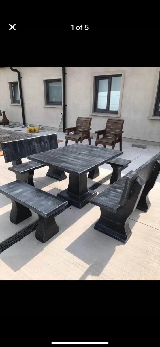 Stone Cast Garden Furniture - Image 1