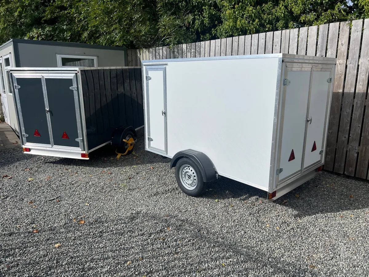 New 8ft x 5ft x 5ft Box Trailer, Tow a Van . - Image 3