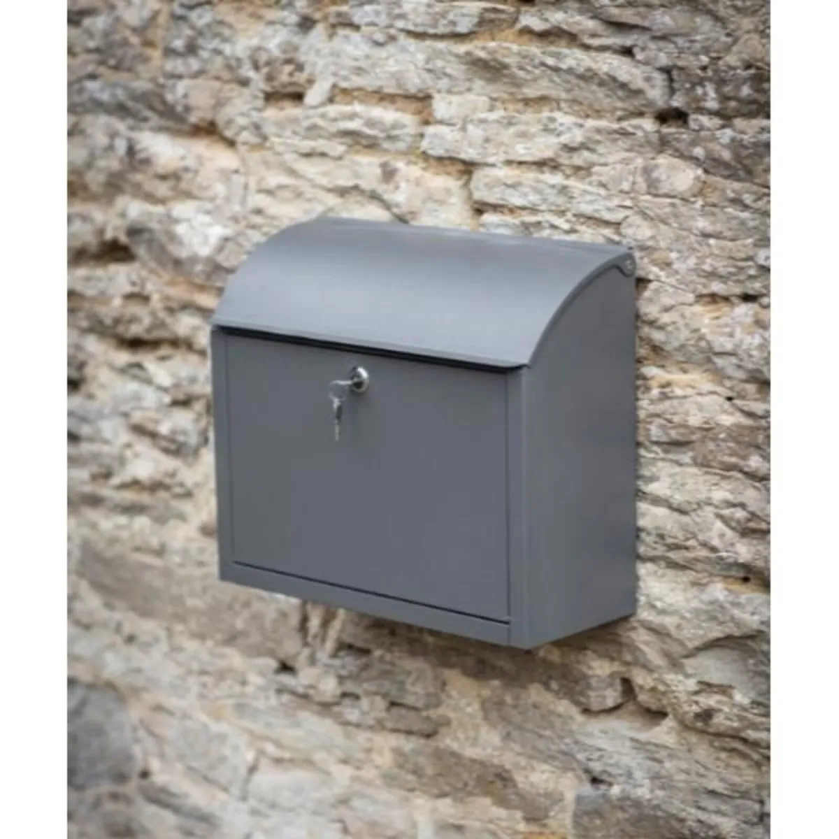 Stowe Post Box Charcoal – GT28 - Image 1