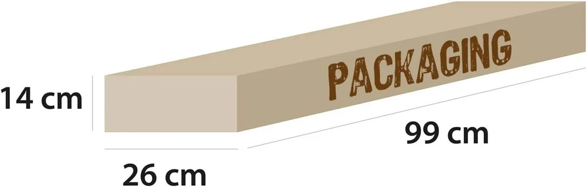 Doncaster Console Table Narrow 80x25x95cm Brown - Image 3