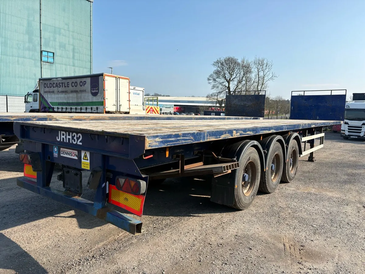 2011 Dennison 13.6MT PSK Flat Trailer - Image 4