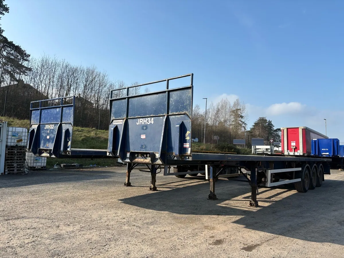 2011 Dennison 13.6MT PSK Flat Trailer - Image 2