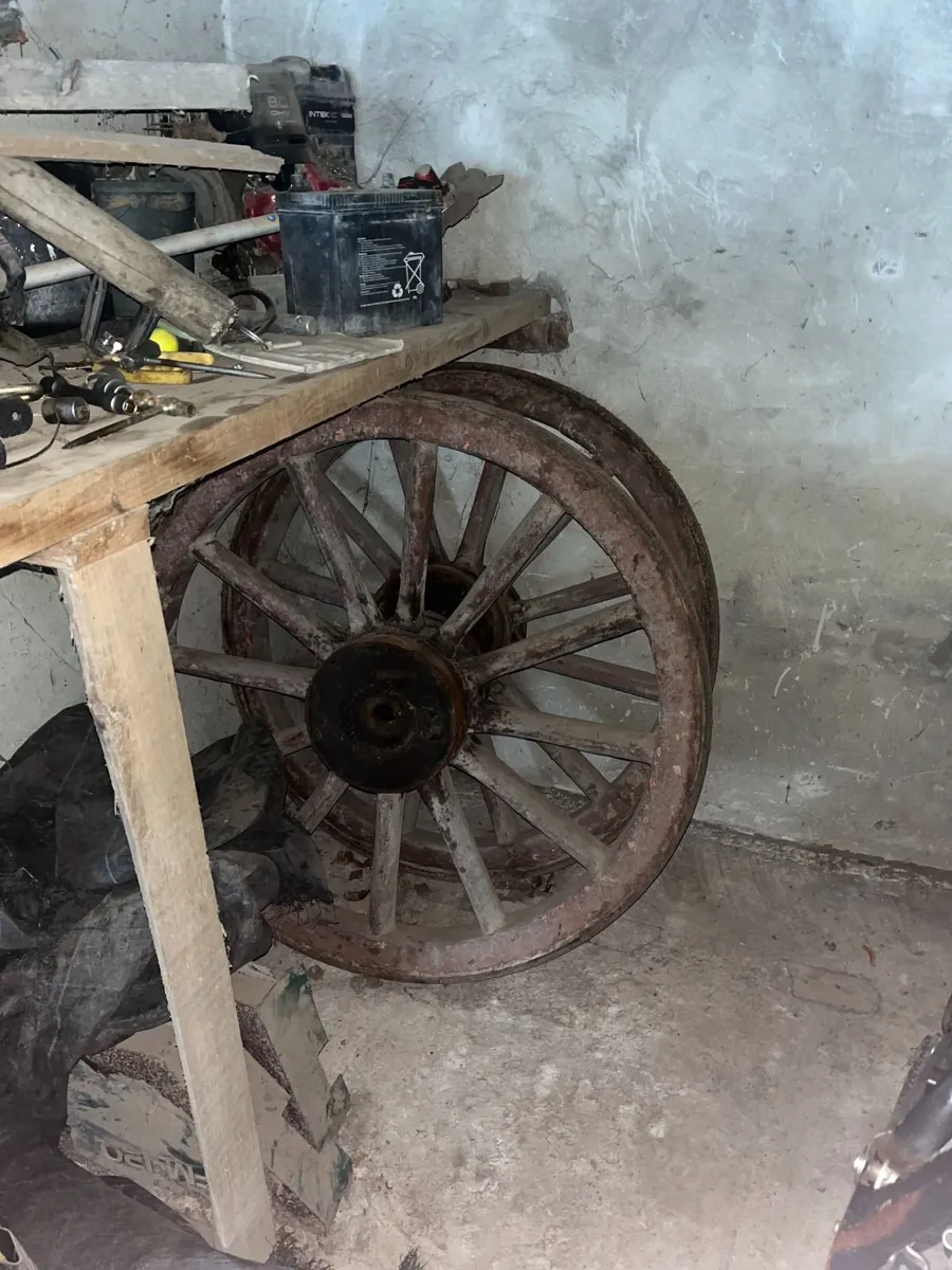 Old Cart Wheels - Image 2