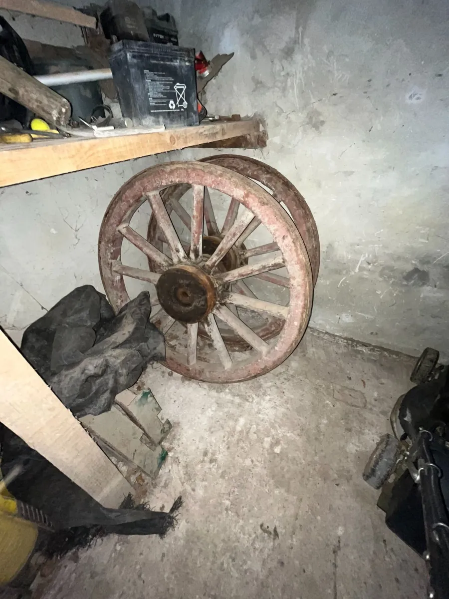 Old Cart Wheels - Image 3