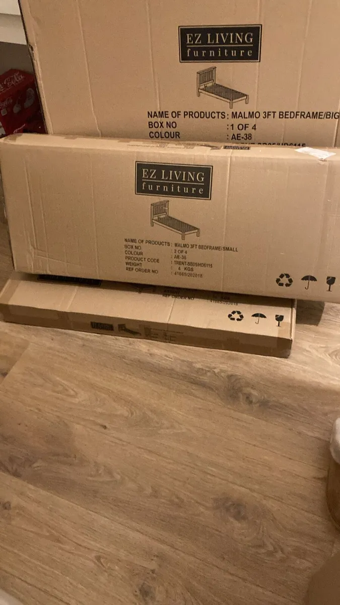 Single bed & mattress - NEW STILL IN PACKAGING - Image 4