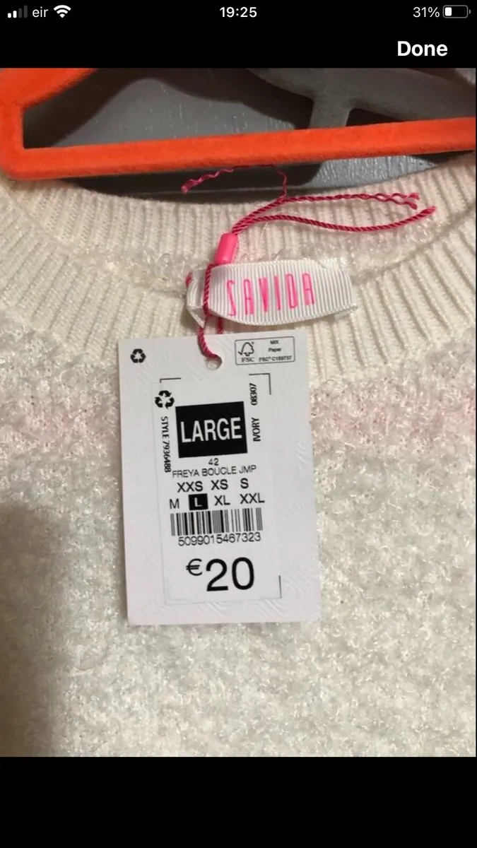 Ladies BNWT jumper size L €10 - Image 3