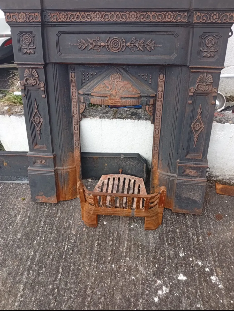 Fireplace cast iron free