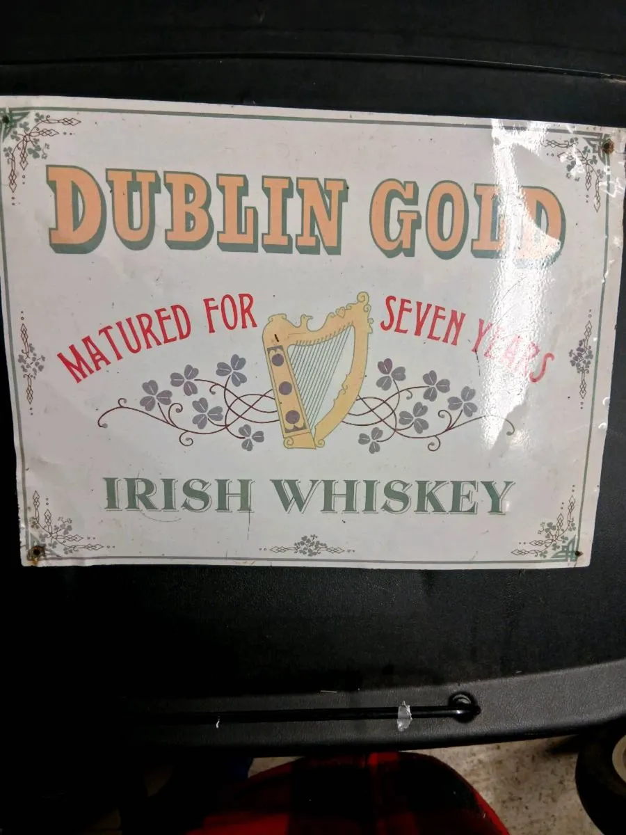 Tin sign - Image 1