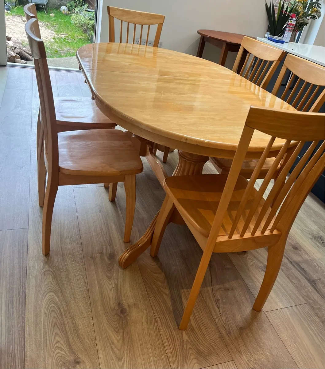 Dining Table and Chairs - Image 1