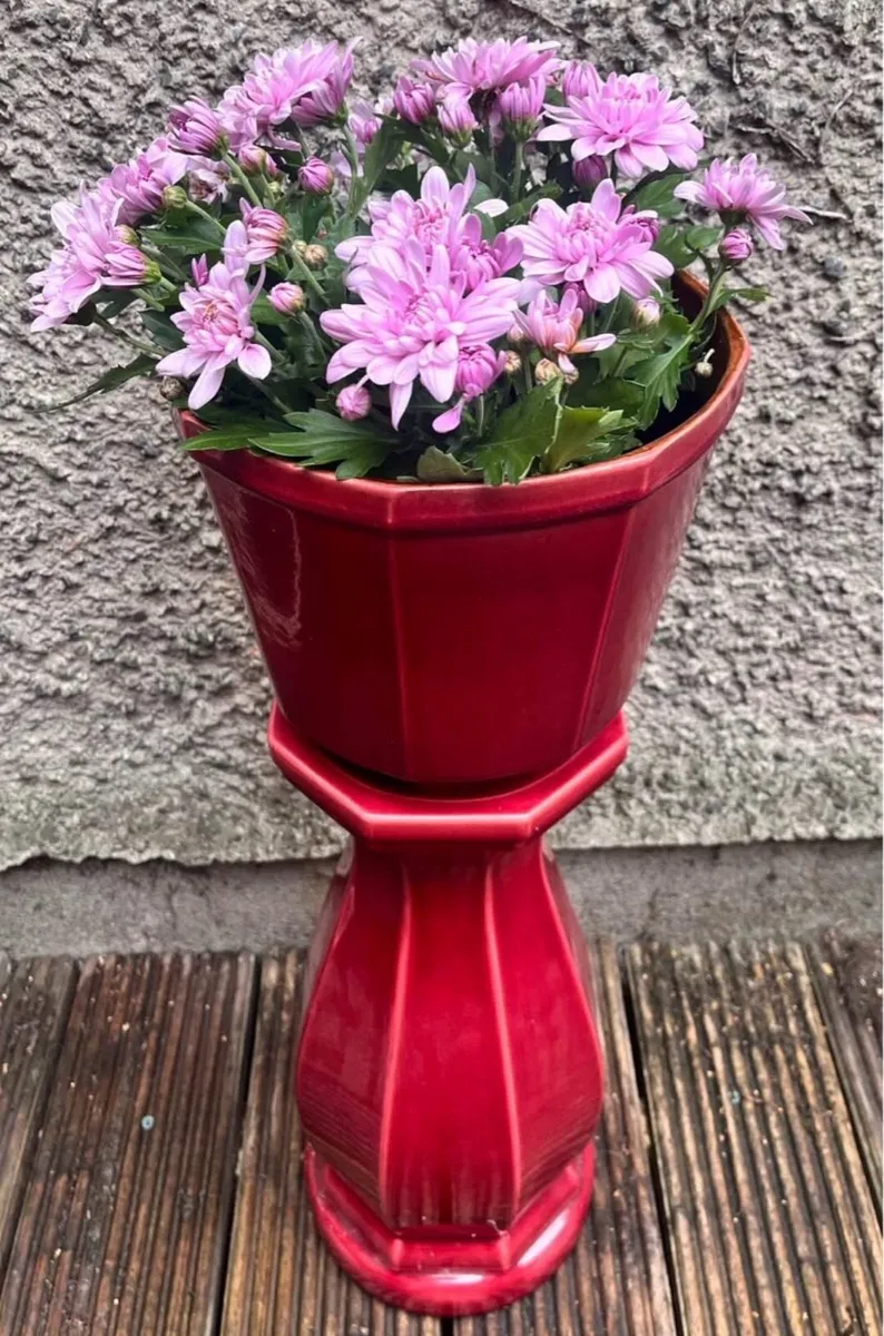 Vintage glazed jardiniere