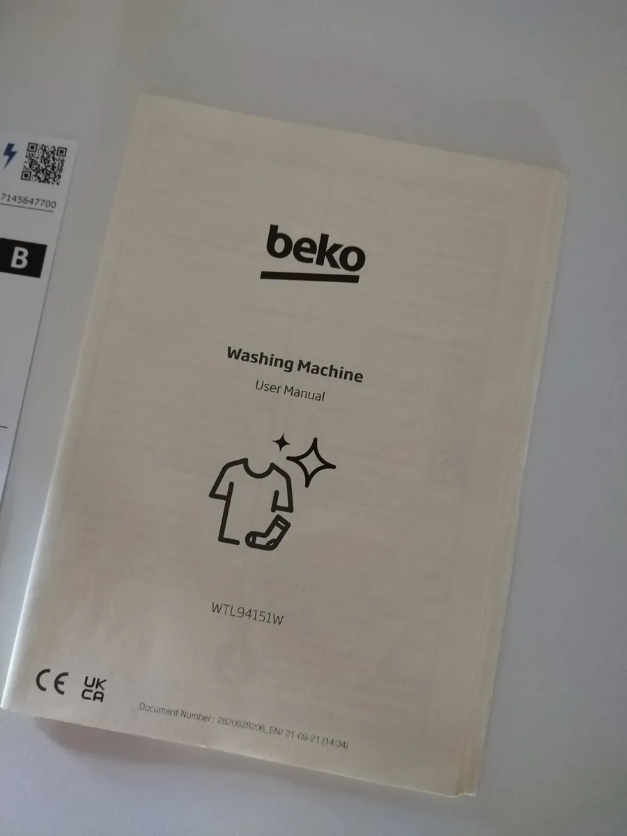 9KG BEKO Washing Machine €150 - Image 4