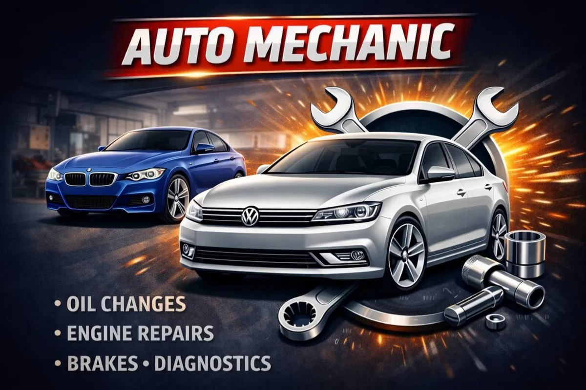 Car Mechanic – Oil Change, Brakes, Engine Repair –