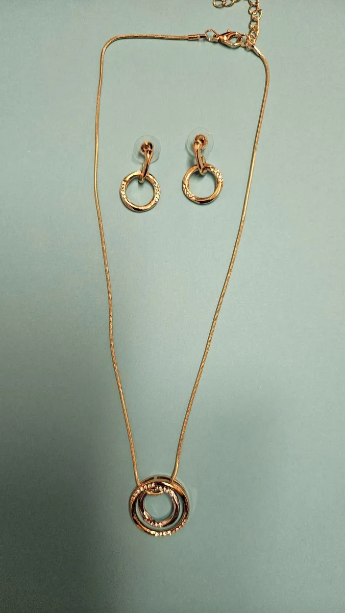 Chain and Earrings - Image 1