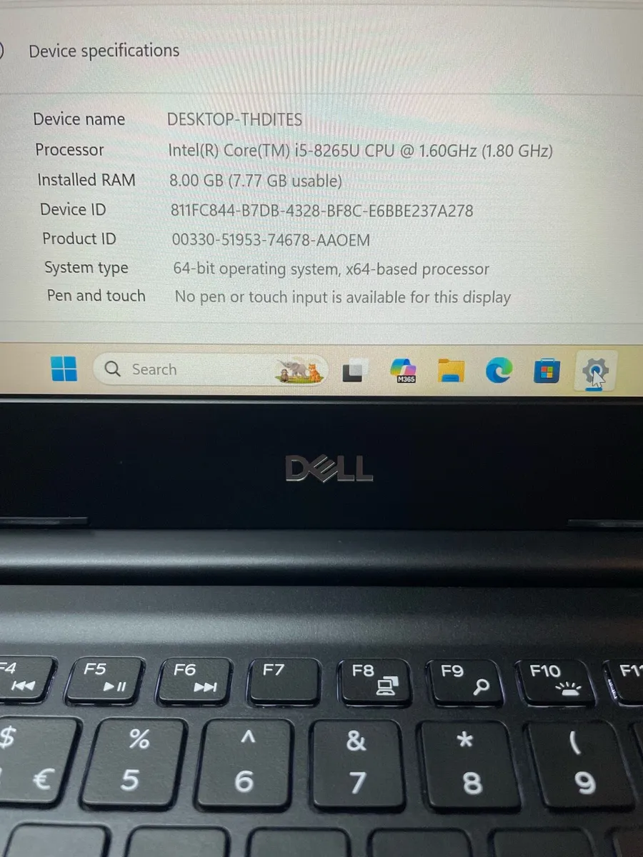 Dell laptop i5 pro 8/256 windows 11 pro - Image 4