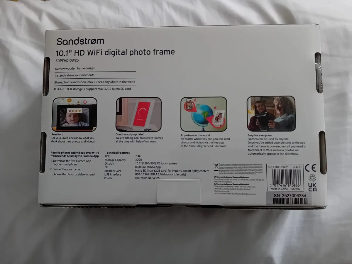 Unopened Digital Photo Frame - Image 2