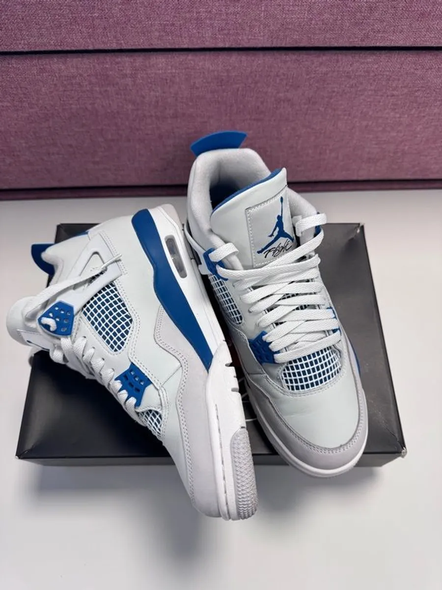 Air Jordan 4 Retro "Industrial Blue" Mens UK Size 8 - Image 1
