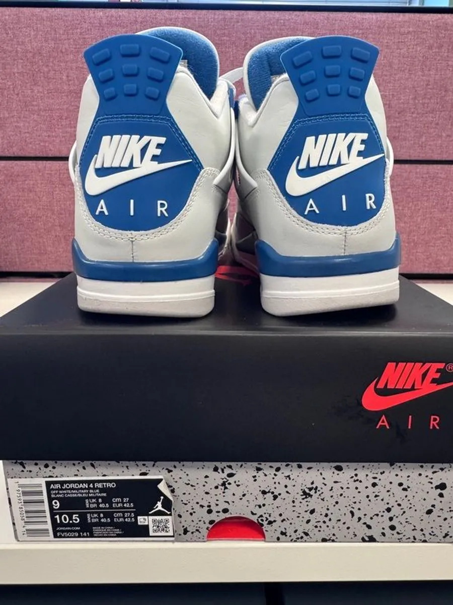 Air Jordan 4 Retro "Industrial Blue" Mens UK Size 8 - Image 4