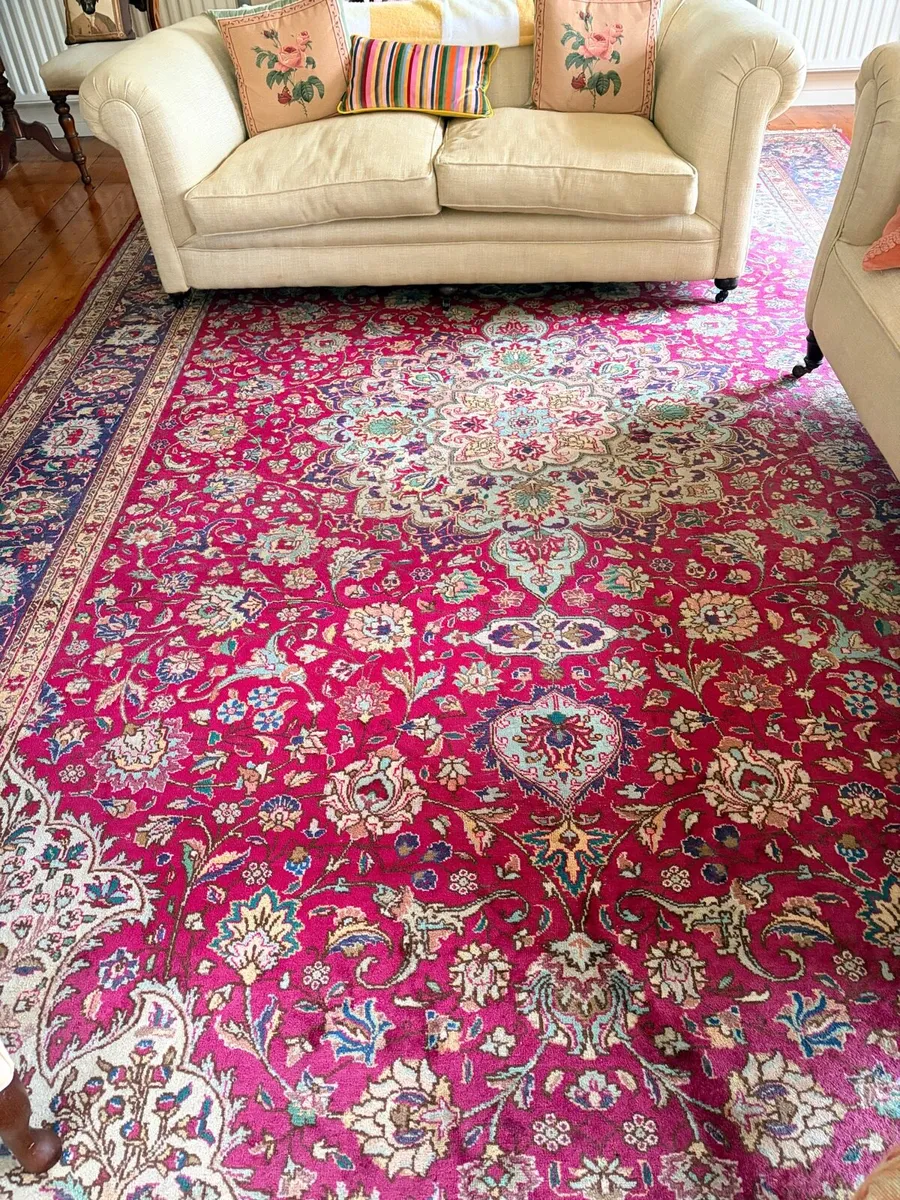 Gorgeous handmade Oriental rug - Image 3