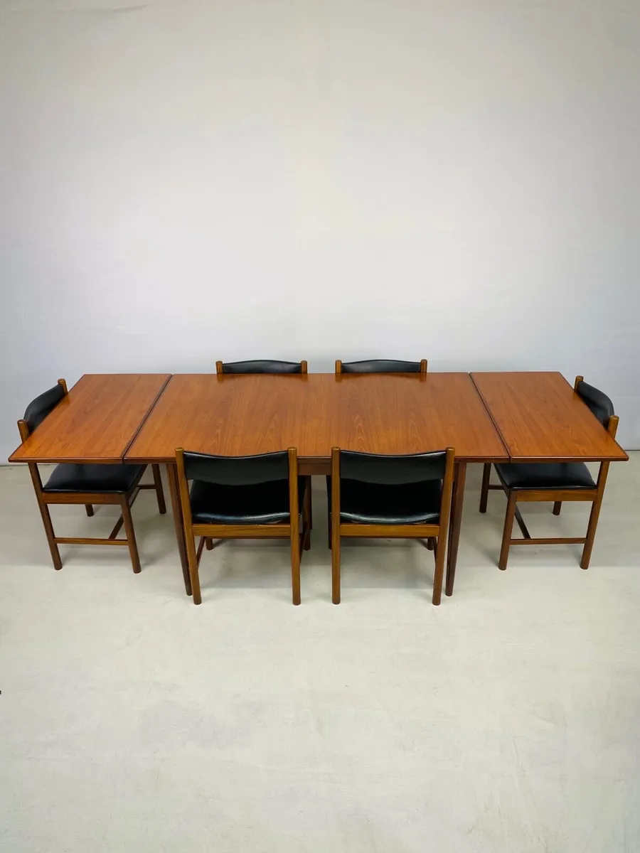 Rare G Plan Mid Century Teak Table & Chairs - Image 1
