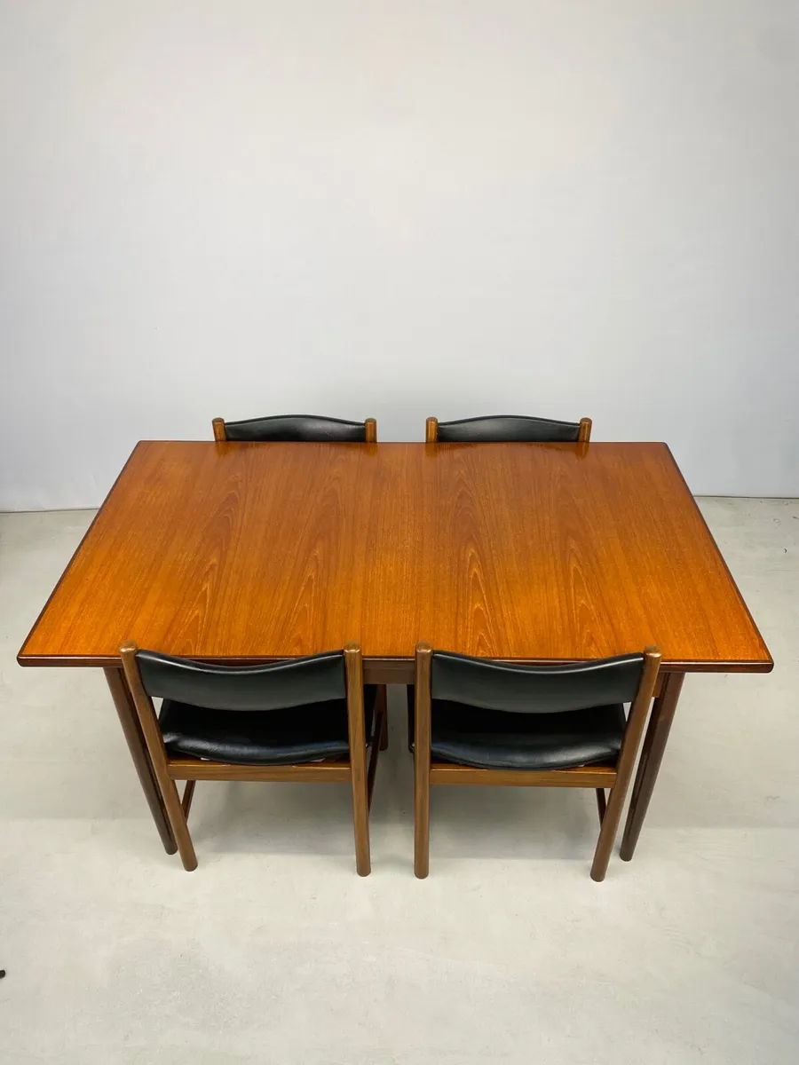Rare G Plan Mid Century Teak Table & Chairs - Image 2