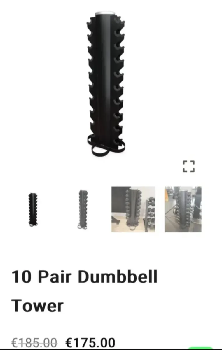 10 pair dumbbell tower x2 - Image 2