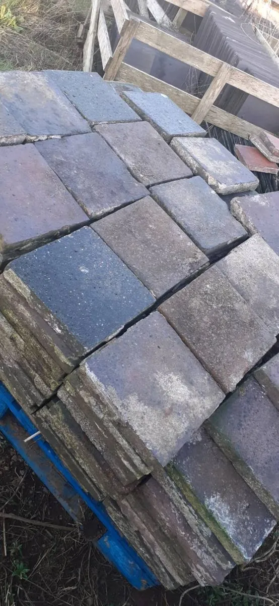 Bangor slates chimney pots floor ridge roof tiles - Image 4