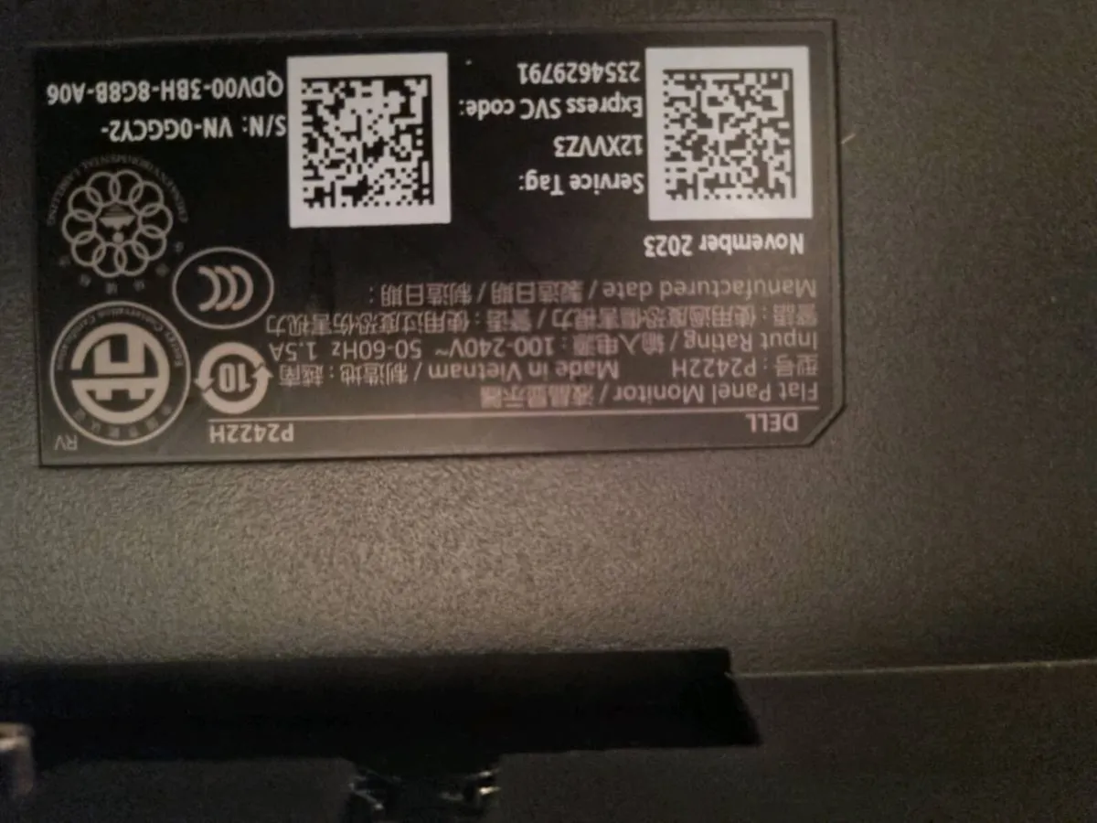 Dell P2422H 24''  HDMI IPS LED Monitor - Image 4