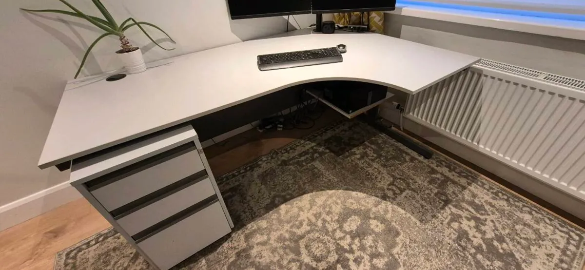 Desk and drawer - Image 1