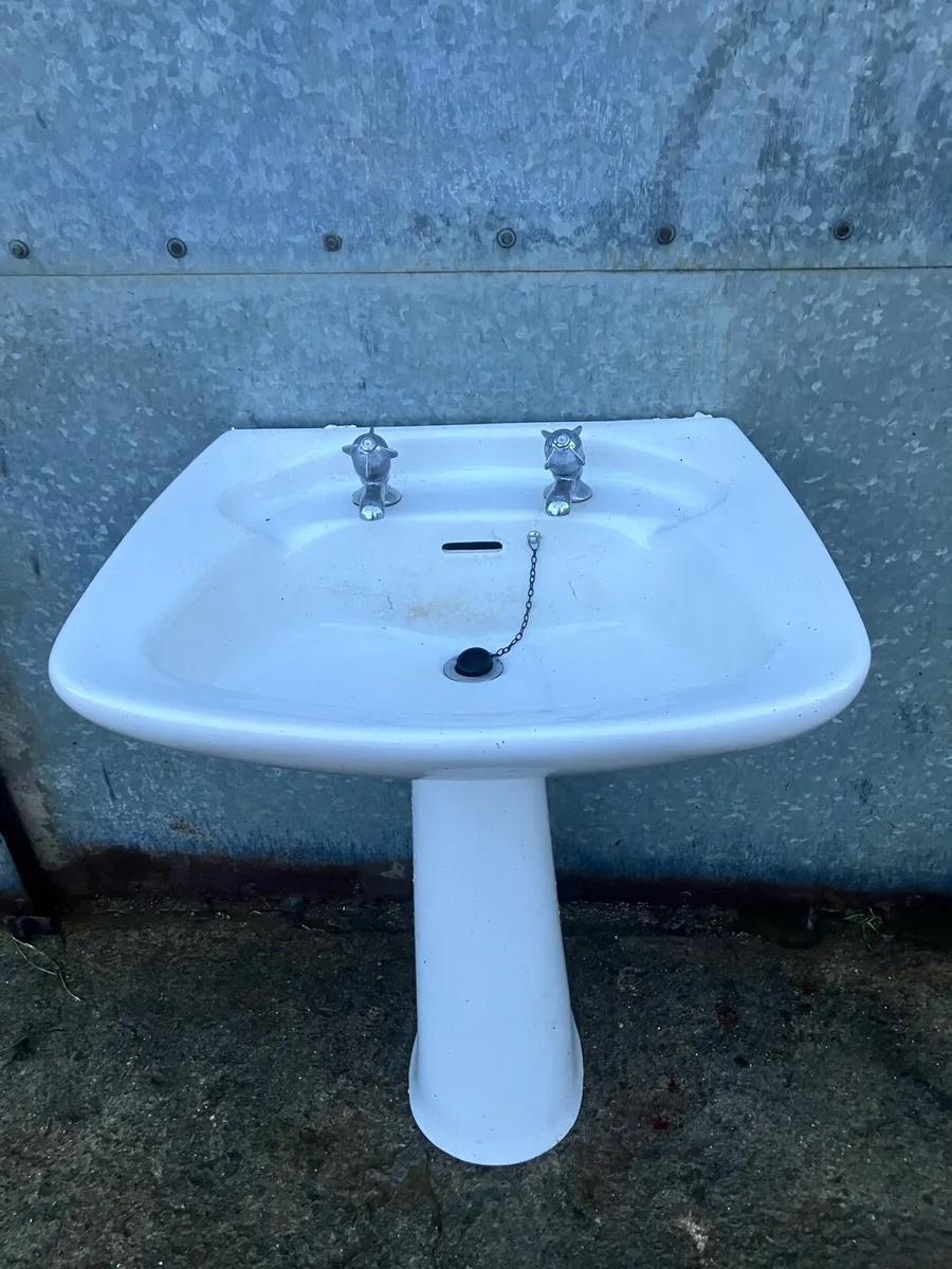 Sink on pedestal plus another - Image 2